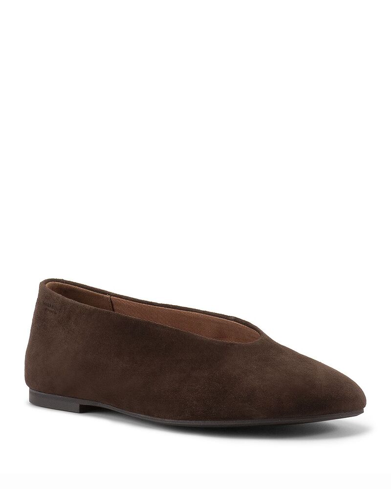 ヴァガボンド レディース シューズ パンプス なめし革 Vagabond Shoemakers Women\u0027s Aleya Leather Ballet Flats Coffee 珈琲