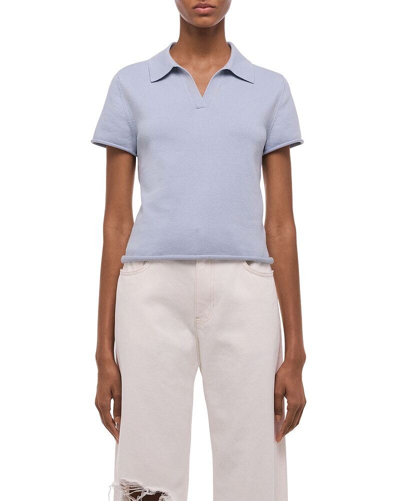 ヘルムート 言葉づかい レディース トップス スポーツシャツ Helmut Lang Polo Topale Blue 青碧