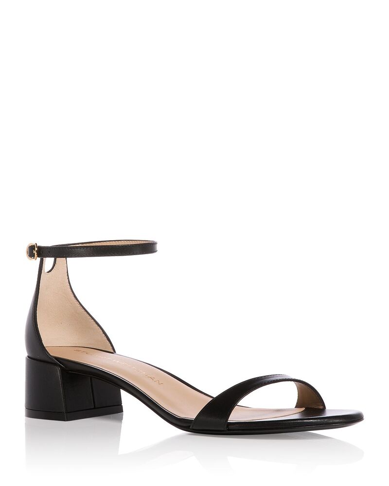 スチュアート ワイツマン レディース シューズ サンダル ヒール Stuart Weitzman Women's Nudist 35 Block Heel Sandals Black ブラック