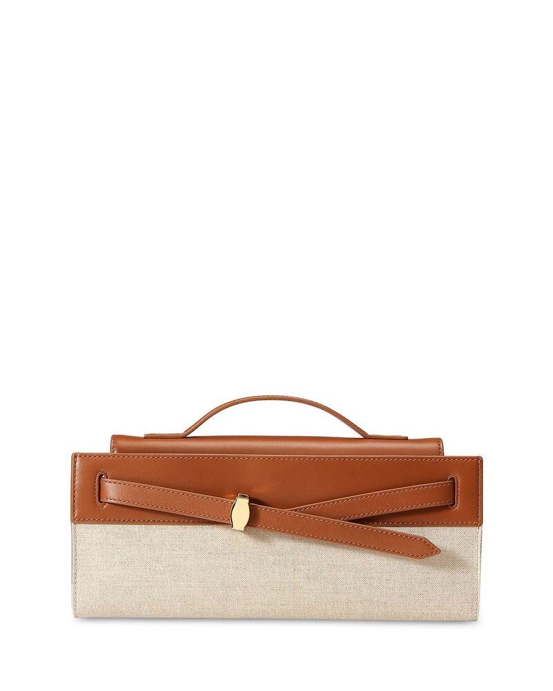 ヴェロニカ ベアード レディース バッグ Veronica Beardash Clutch Bag Natural/Hazelwood Canvas