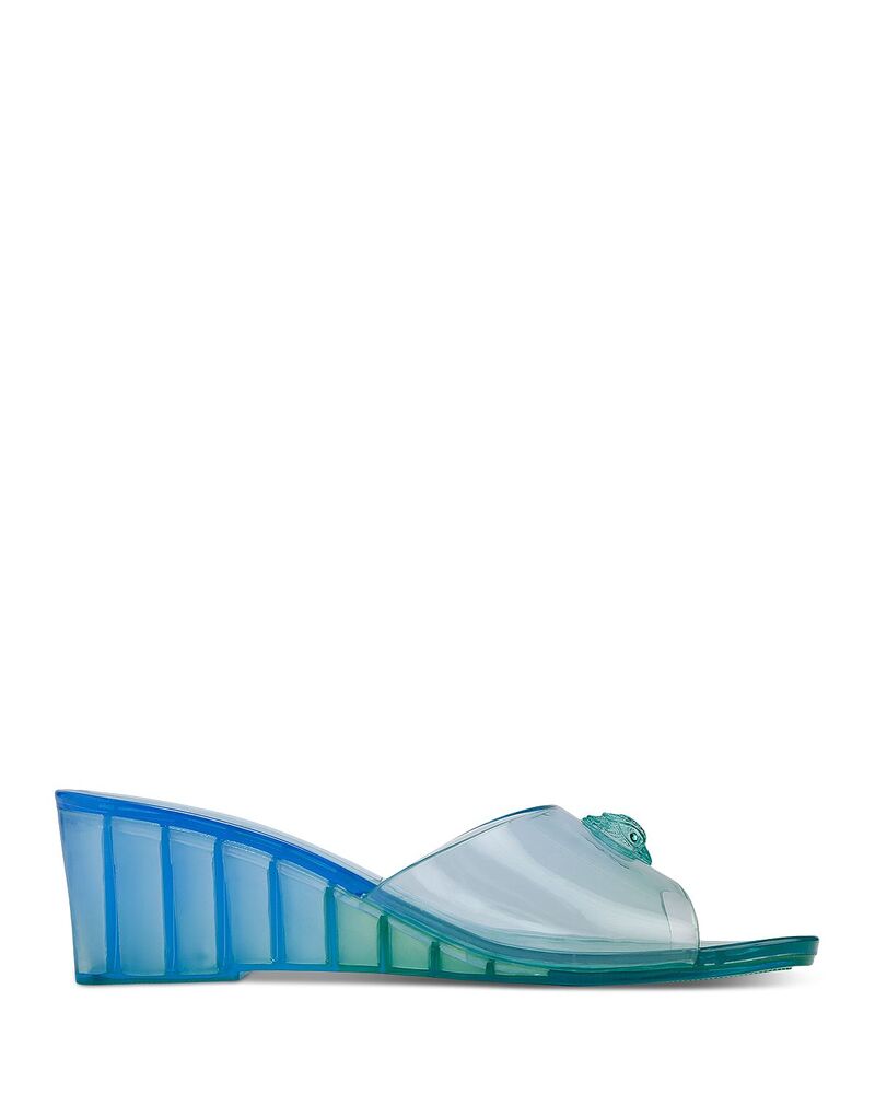 カートジェイガーロンドン レディース シューズ サンダル KURT GEIGER LONDON Women Maddison Wedge Mules Open Blue ブルー