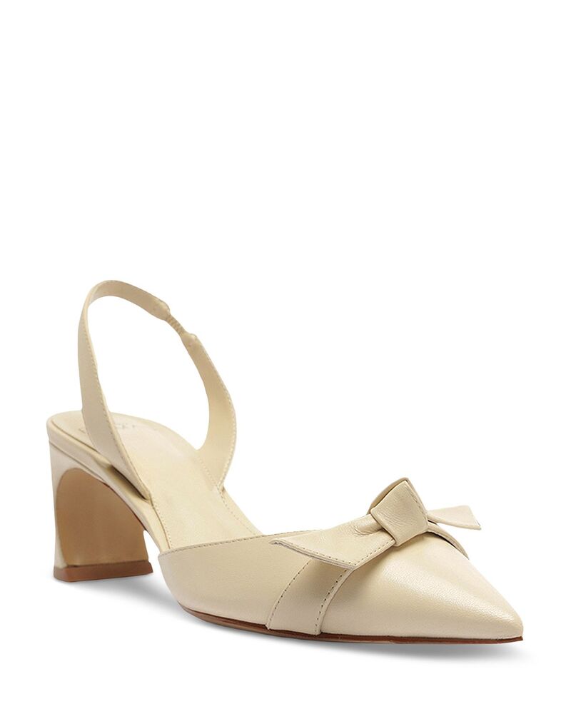 アレクサンドラ小鳥マン レディース シューズ パンプス Alexandre Birman Women\u0027s Clarita Pointed Slingback Pumps Eggshell