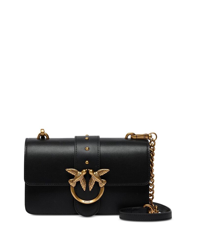 ピンコ レディース バッグ ミニ レザー PINKO Love One Mini Leather Crossbody Z99q
