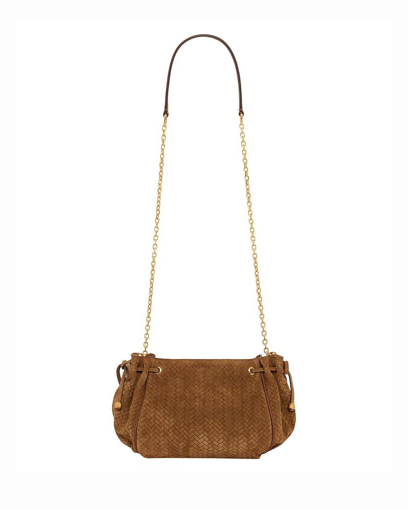 ジェラルド・ダレル レディース バッグ ミニ スエード Gerardarele Mini 24 Suede Crossbody Amber アンバー