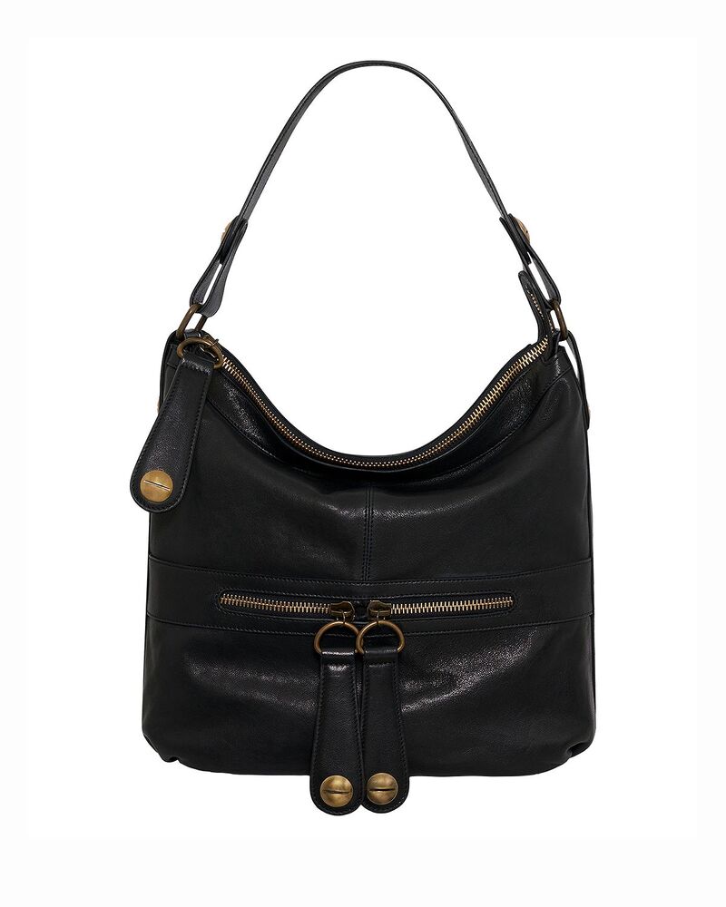 ジェラルド・ダレル レディース バッグ レザー Gerardarel Midday Leather Hobo Bag Black ブラック
