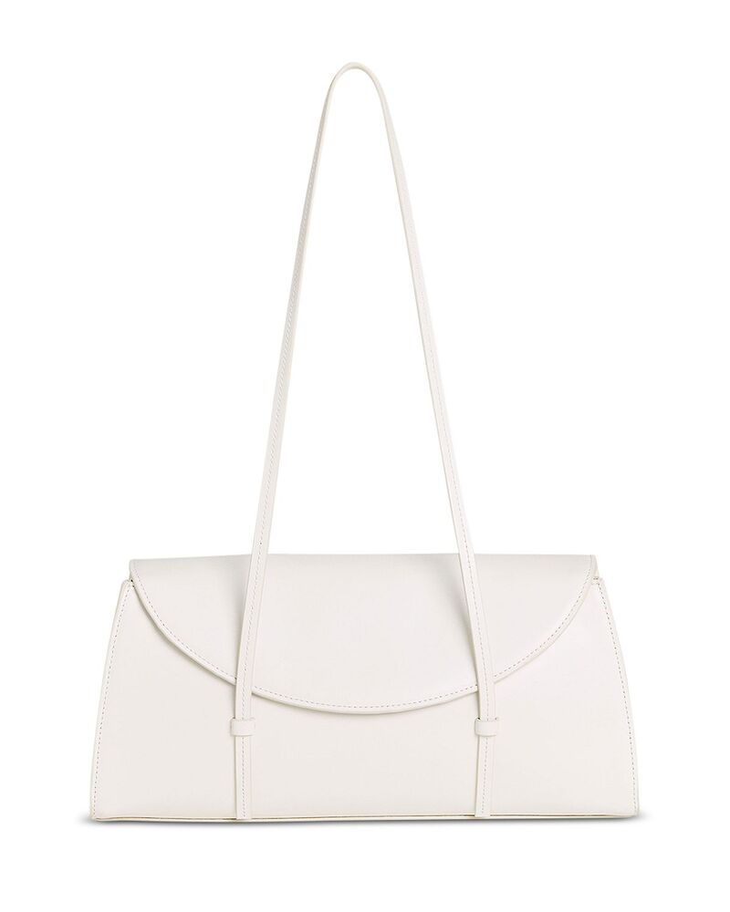 リフォーメーション レディース バッグ レザー Reformation Elena Leather Shoulder Bag White ホワイト｜ReVida 店