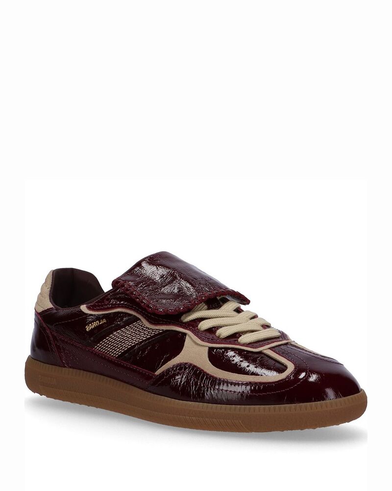 アロハス レディース シューズ スニーカー レザー ALOHAS Women's TB.490 Club Patent Deep Burgundy Leather Sneakers Dark Burgundy バーガンディ