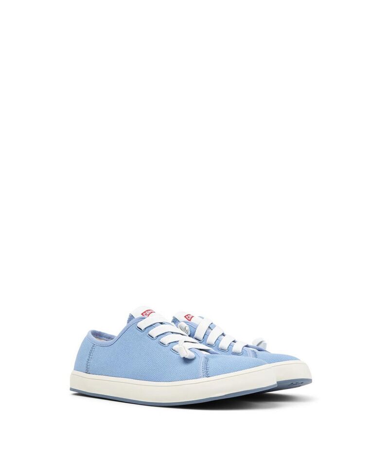 カンペール レディース シューズ スニーカー レザー Camper Women's Peu Rambla II Leather Sneaker Blue ブルー