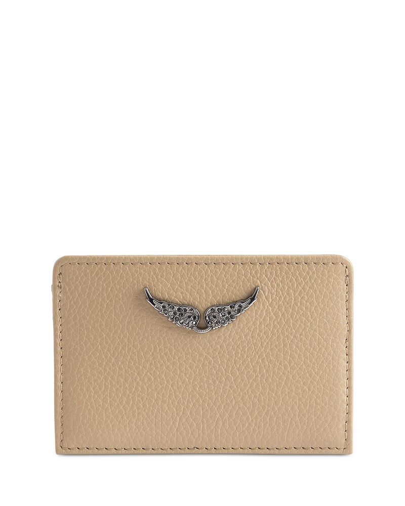 ザディグ エ ヴォルテール レディース アクセサリー 財布 レザー Zadig & Voltaire Pass Leather Wallet Clay|ReVida 店