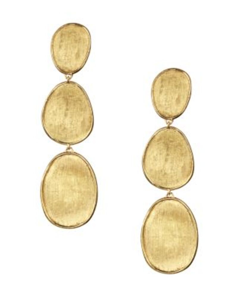 マルコ ビチェゴ レディース アクセサリー ピアス・イヤリング ティアード Marco Bicego 18K Yellow Gold Lunaria Three Tieredrop Earrings One-Size イエロー