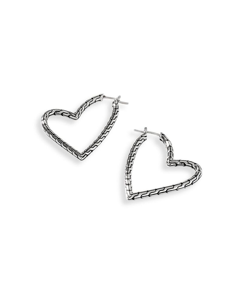 ジョン・ハーディー レディース アクセサリー ピアス・イヤリング JOHN HARDY Sterling Silver Manaheart Hoop Earringsilver シルバー