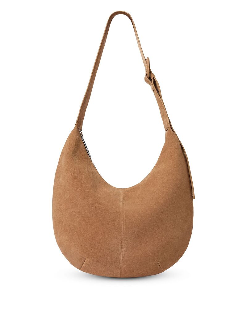 ホイッスルズ レディース バッグ スエード Whistlesia Large Curved Suede Crossbody Bag Taupe トープ