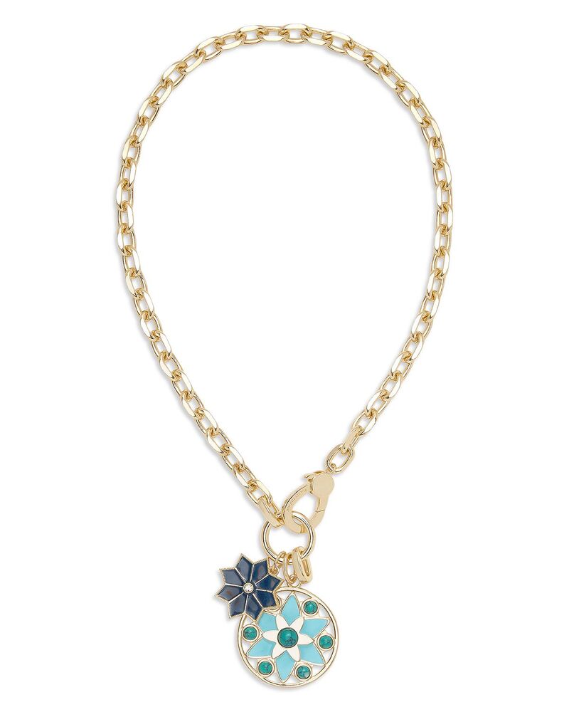 レイミー ブルック レディース アクセサリー ネックレス・チョーカー・ペンダントトップ レース Ramy Brook Deepika Mixed Stone Flower Pendant Necklace 17\