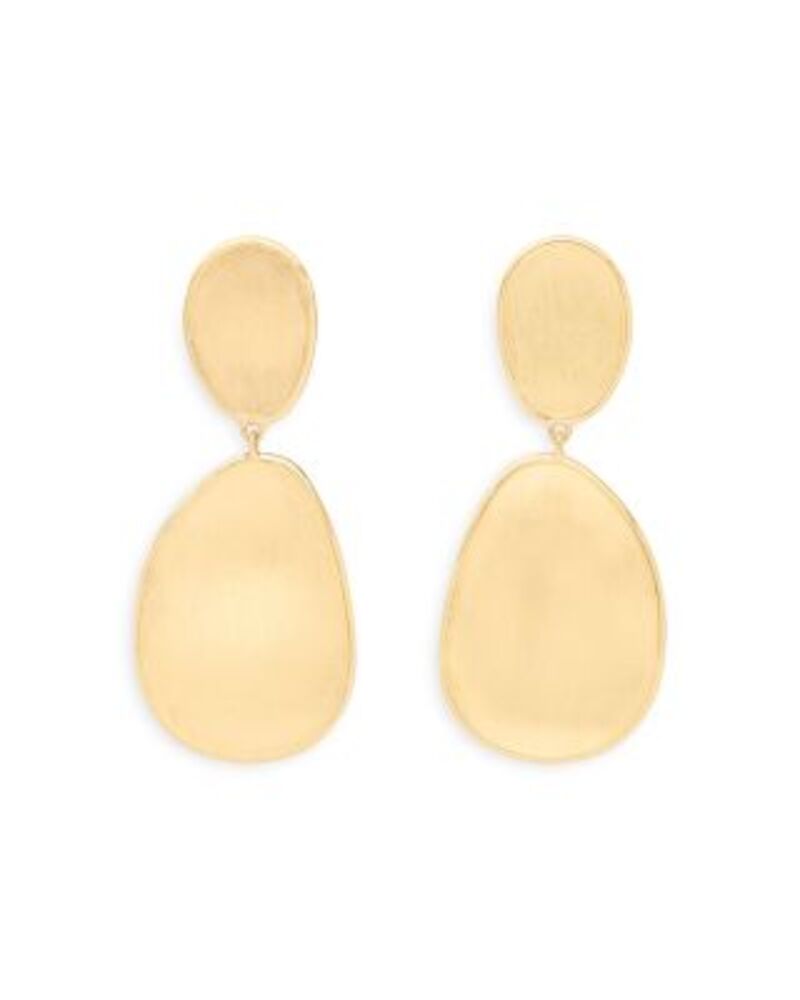 マルコ ビチェゴ レディース アクセサリー ピアス・イヤリング Marco Bicego 18K Yellow Gold Lunaria Texturedisc Double Drop Earrings One-Size イエロー