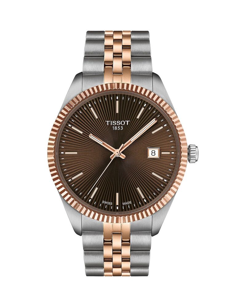 ティソット レディース アクセサリー 腕時計 Tissot Ballade Watch 40mm Brown/Two-Tone ブラウン