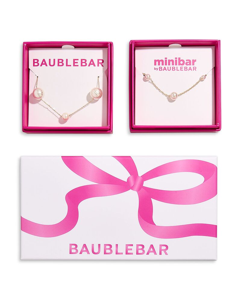 バウブルバー レディース アクセサリー ネックレス・チョーカー・ペンダントトップ レース BAUBLEBAR Match with Mama Imitation Pearl Necklace Set Pearl パール