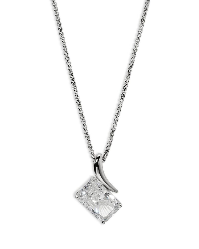 ナディール レディース アクセサリー ネックレス・チョーカー・ペンダントトップ レース Nadri Phenom Emerald Cut Cubic Zirconia Pendant Necklace 16\