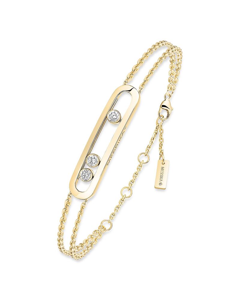 メシカ レディース アクセサリー ブレスレット・バングル・アンクレット Messika 18K Yellow Goldiamond Move Classique Bracelet Yellow Gold イエロー