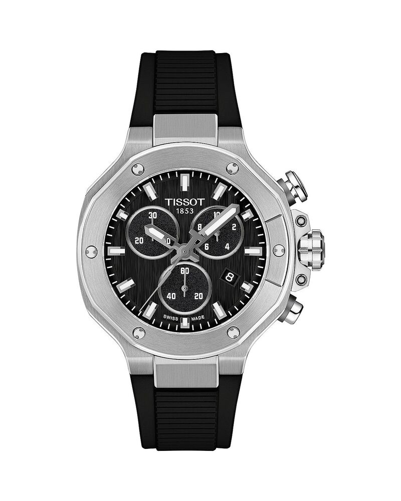 ティソット レディース 付属品 ウオッチ Tissot-Race Quartz Chronograph Watch 38粍 Black 黒いこと