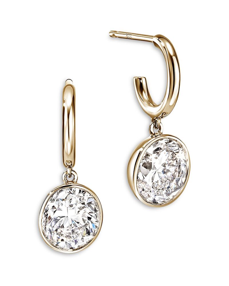 ジョン・ハーディー レディース アクセサリー ピアス・イヤリング ベスト JOHN HARDY 14K Yellow Gold JH Lovestruck Lab Grown Diamondangle Hoop Earrings Gold ゴールド