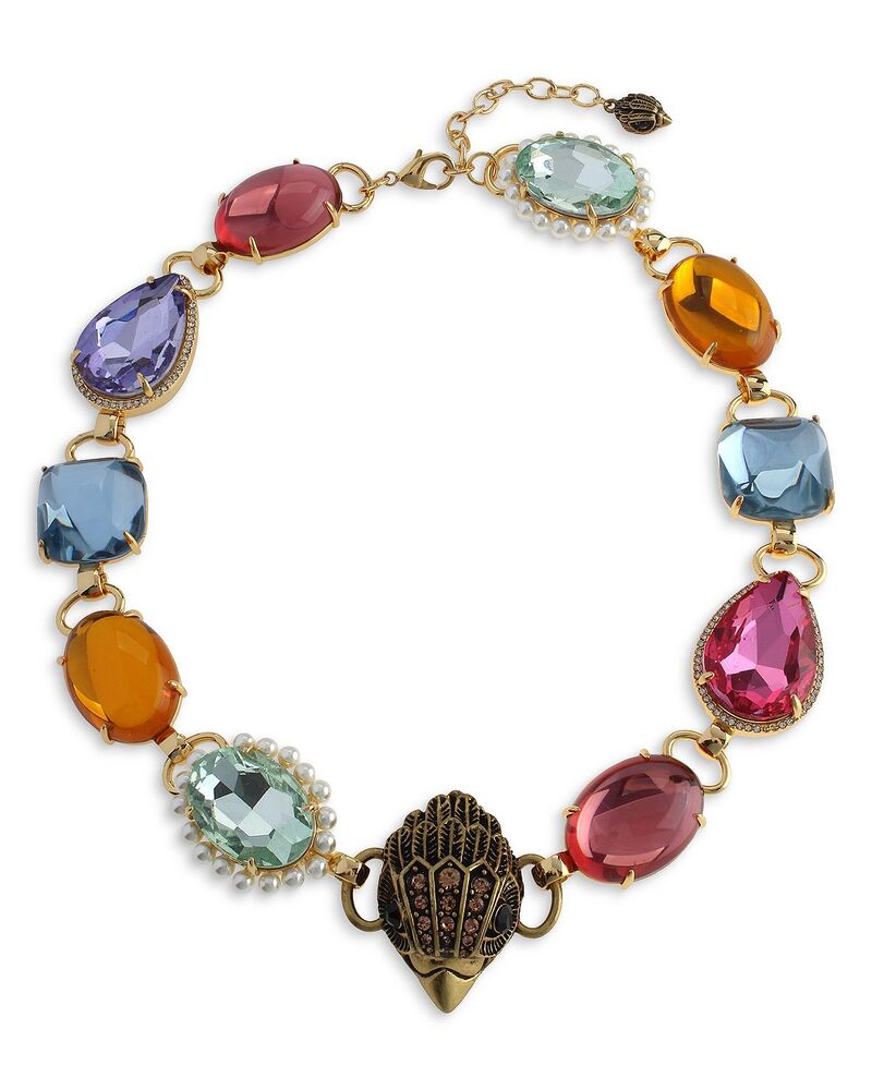 カートジェイガーロンドン レディース アクセサリー ネックレス・チョーカー・ペンダントトップ レース KURT GEIGER LONDON Candy Gemstone Signatureagle Collar Necklace 17-19\