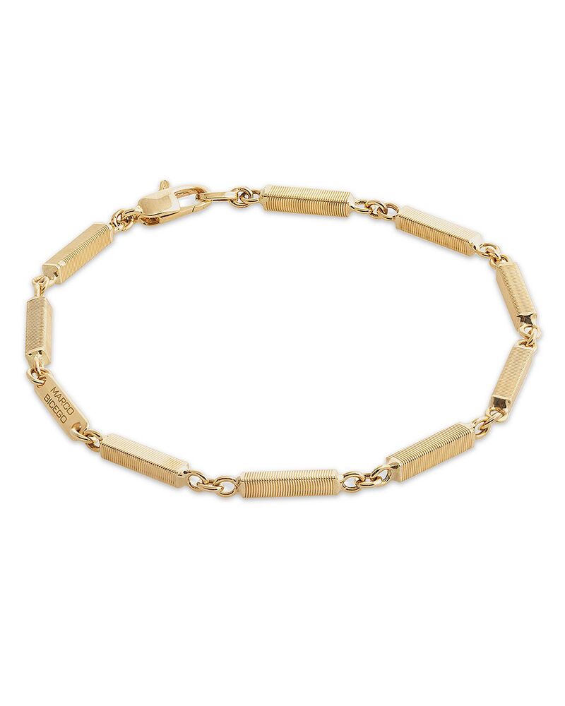 マルコ ビチェゴ レディース アクセサリー ブレスレット・バングル・アンクレット Marco Bicego 18K Yellow Gold Uomo Ridged Bar Link Bracelet Gold ゴールド