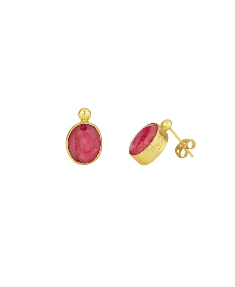 オットマンハンズ レディース アクセサリー ピアス・イヤリング Ottoman Handsiena Stud Earrings Ruby ルビー
