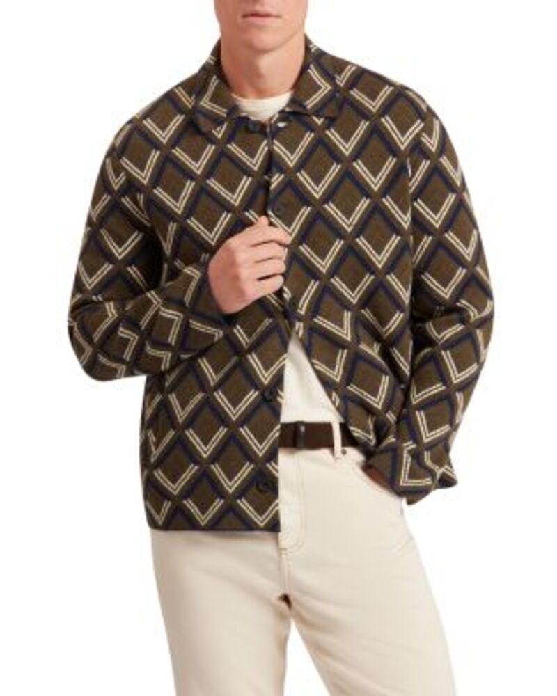 テッドベーカー レディース アウター ジャケット・ブルゾン キャップ ニット Ted Baker Dicapri Geo Jacquard Knitted Jacket One-Size