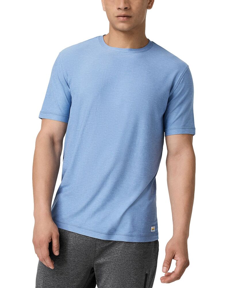 ビュオーリ メンズ トップス Tシャツ Vuori Strato Short Sleeve Tech Tee Isle Blue Heather ヘザー
