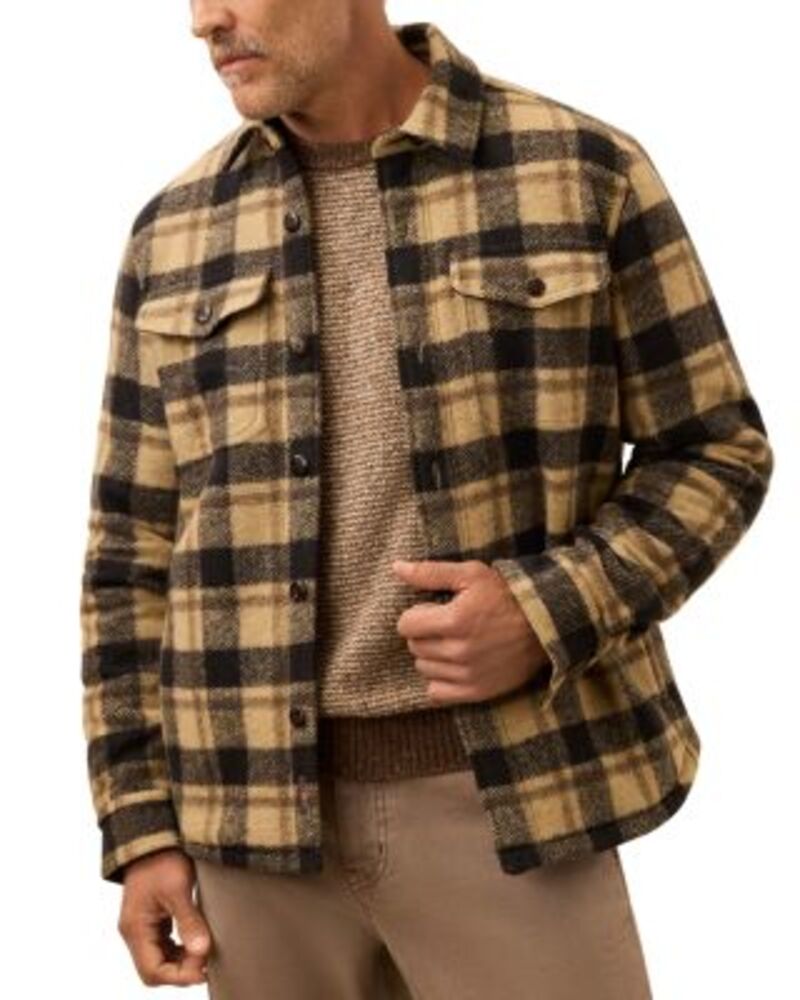 ファレティ メンズ アウター ジャケット・ブルゾン シャツ フリース Faherty Range Fleece Plaid Shirt Jacket One-Size チェック