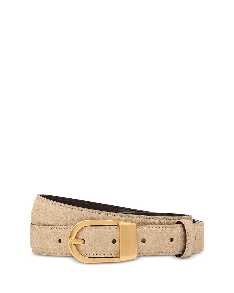 レイス レディース アクセサリー ベルト スエード REISS Women's Hazel Suede Belt Stone ストーン｜ReVida 店