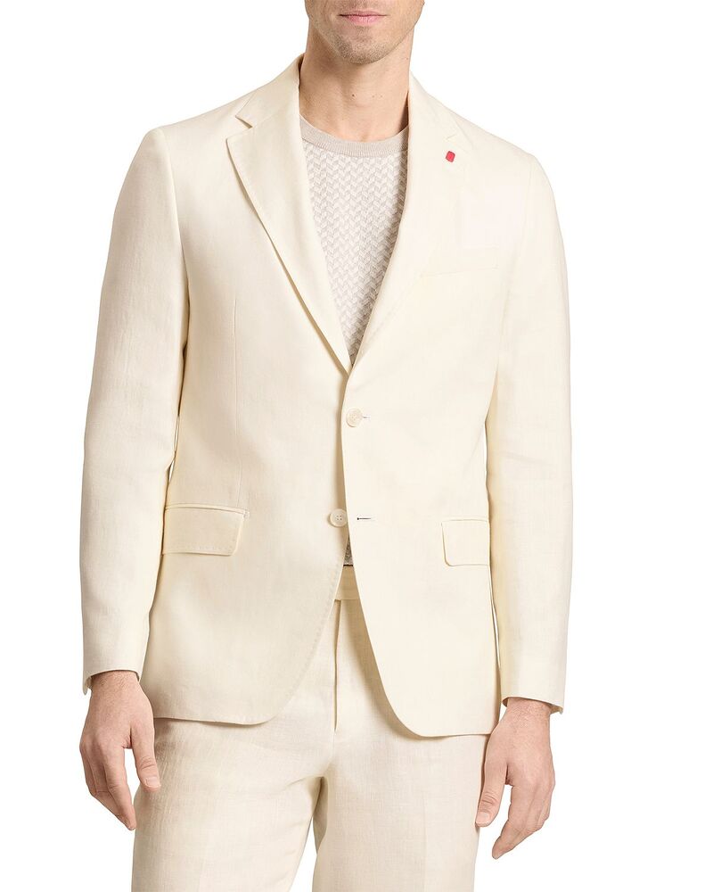 テッドベーカー メンズ アウター ジャケット・ブルゾン リネン Ted Baker Winfred Linen Modern Fit Suit Jacket White ホワイト｜ReVida 店