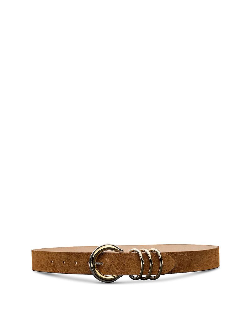 ラジャンス レディース 付属物 三尺帯 なめし革 L\u0027AGENCE Women\u0027s Tobar Leather Belt Cognac