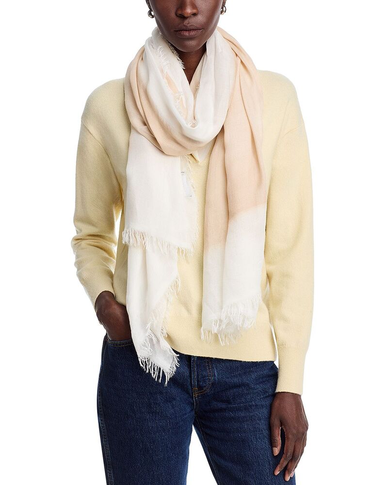 ファビアナ フィリッピ レディース 佩び物 消音装置・袈裟・えり巻き ロゴタイプ Fabiana Filippi Logo Scarf Open White 白いこと