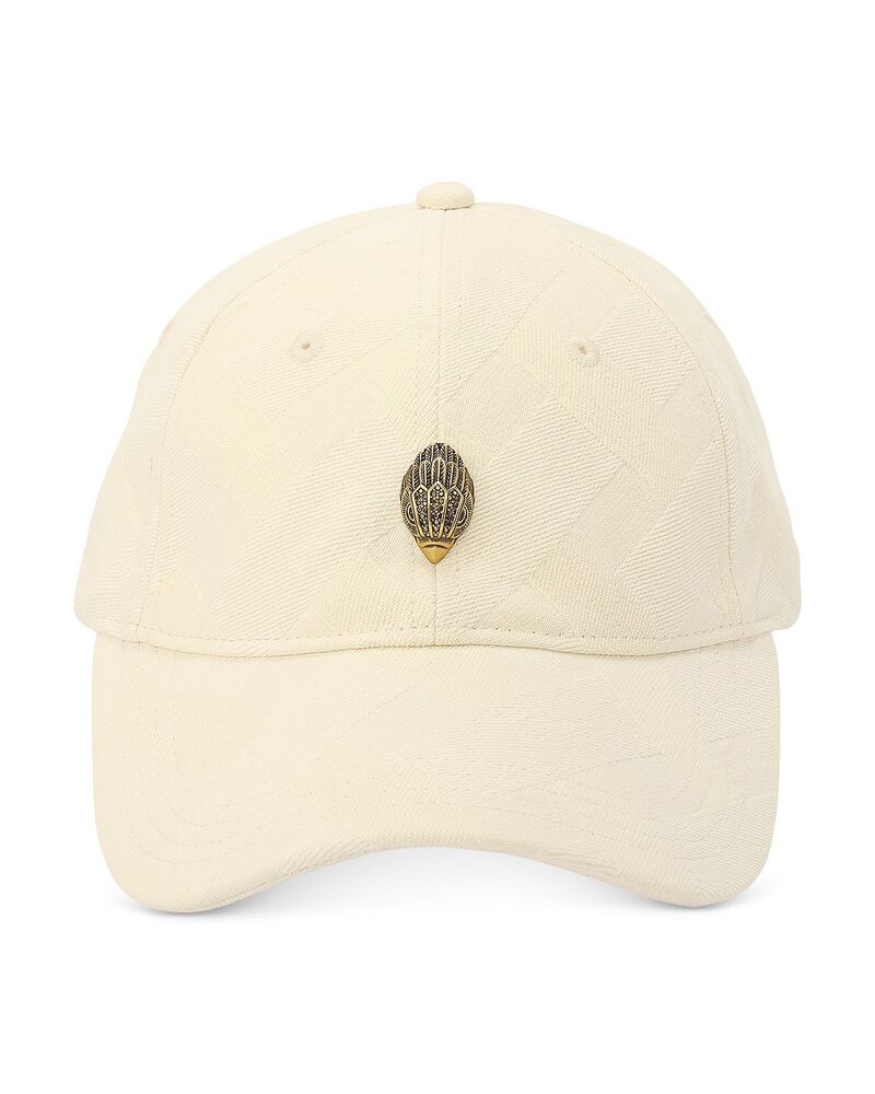 カートジェイガーロンドン レディース 付属品 かぶり笠 ジーンズ 鳥打ち帽 KURT GEIGER LONDON White Denim Baseball Cap White 白いこと