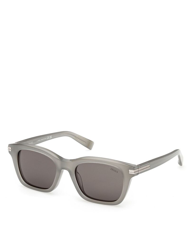 ゼニア レディース 付属物 サングラス・アイウェア ZEGNA Geometric Sunglasses 54粍 Grey 薄墨色