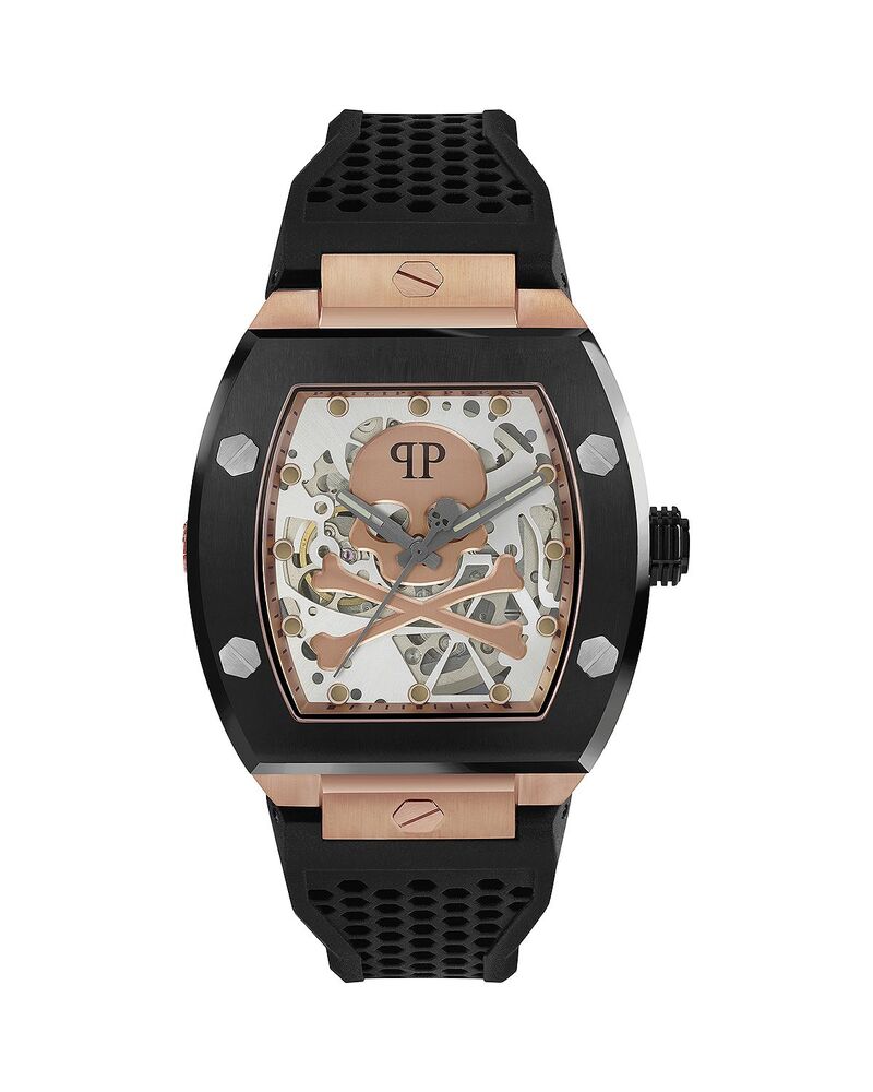 フィリップ飾り気の無い レディース 付属品 ウオッチ PHILIPPLEIN The $keleton Automatic Watch 44粍 x 56.2粍 Two Tone