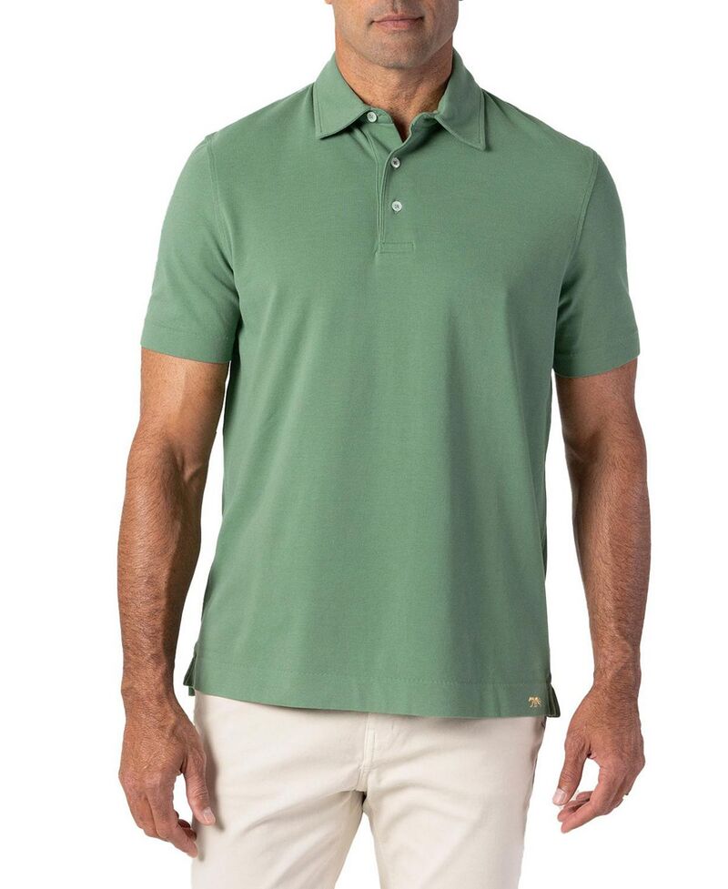 ロバート タルボット メンズ トップス ポロシャツ Robertalbott Walker Short Sleeve Polo Shirt Forest Green グリーン