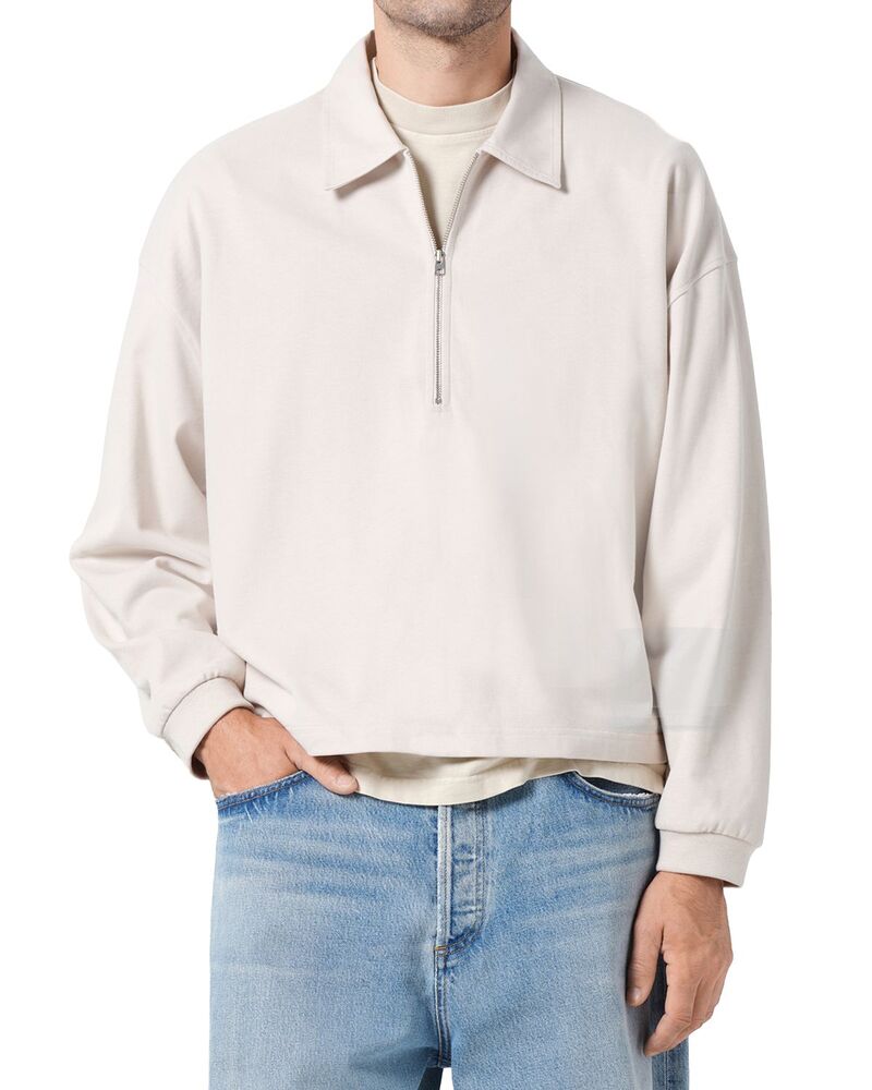 アゴルド メンズ トップス ポロシャツ AGOLDE Darius Polo Shirt Sand サンド｜ReVida 店