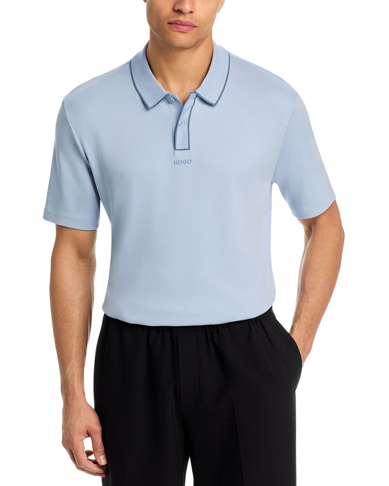フューゴ メンズ トップス ポロシャツ リラックスフィット HUGO Dalumo Relaxed Fit Polo Medium Purple パープル