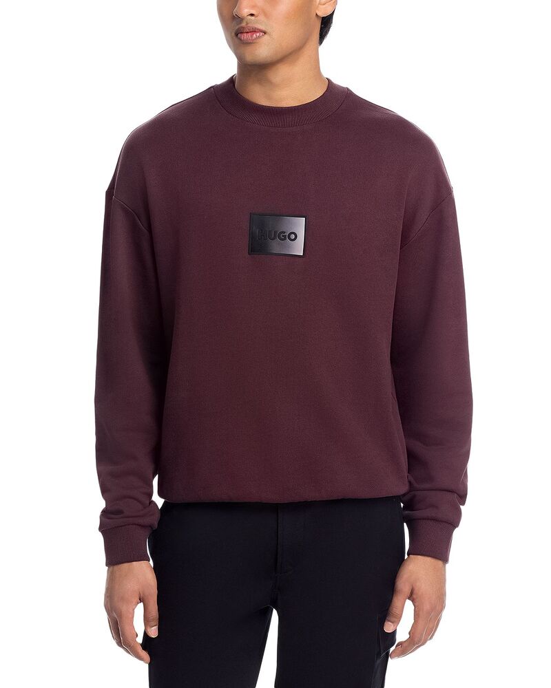 フューゴ メンズ アウター パーカー・スウェット リラックスフィット シャツ HUGO Danotop Relaxed Fit Sweatshirt Open Brown ブラウン