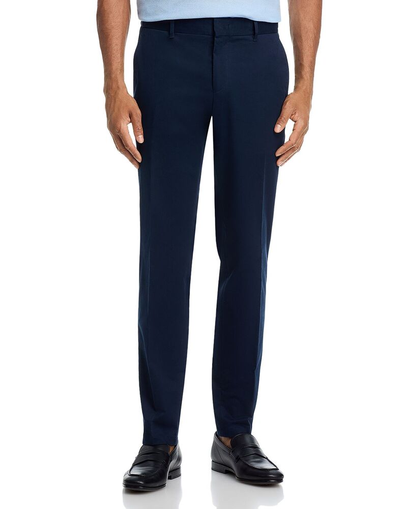ボス メンズ ボトムス カジュアルパンツ スリムフィット コットン BOSS Geniustretch Cotton Slim Fit Chino Pants Dark Blue ブルー
