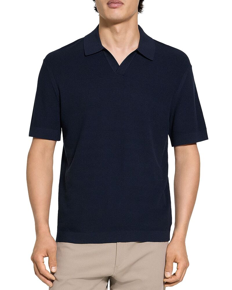 セオリー メンズ トップス ポロシャツ Theory Brenan Polo Shirt in Light Bilen Dark Eclipse 34,320円