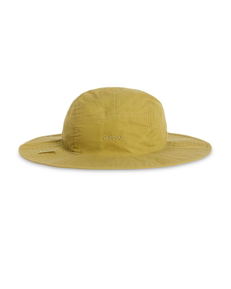 バブアー メンズ アクセサリー 帽子 Barbour Five Panel Bucket Hat Golden Green グリーン|ReVida 店