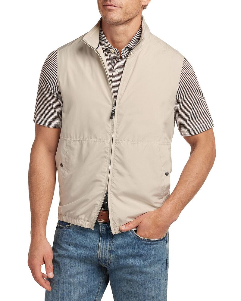 デイビッドドナヒュー メンズ アウター より良い Davidonahue Touring Vest Crem Fraic