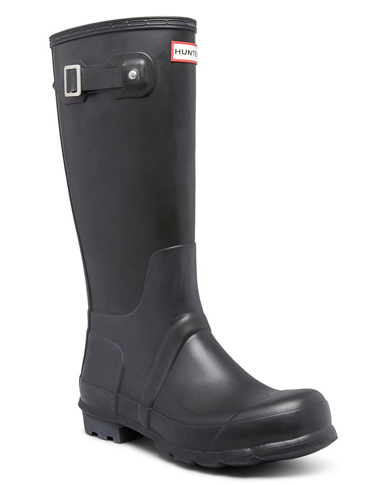 山立ち メンズ シューズ ブーツ・レインブーツ トール Hunter Men\u0027s Original Tall Boots Black 黒いこと
