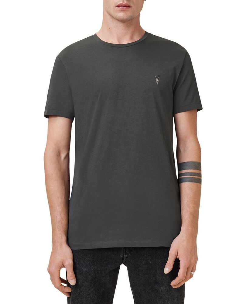 オールセインツ メンズ トップス プルオーバー ALLSAINTS Tonic Tee Carter Grey 薄墨色