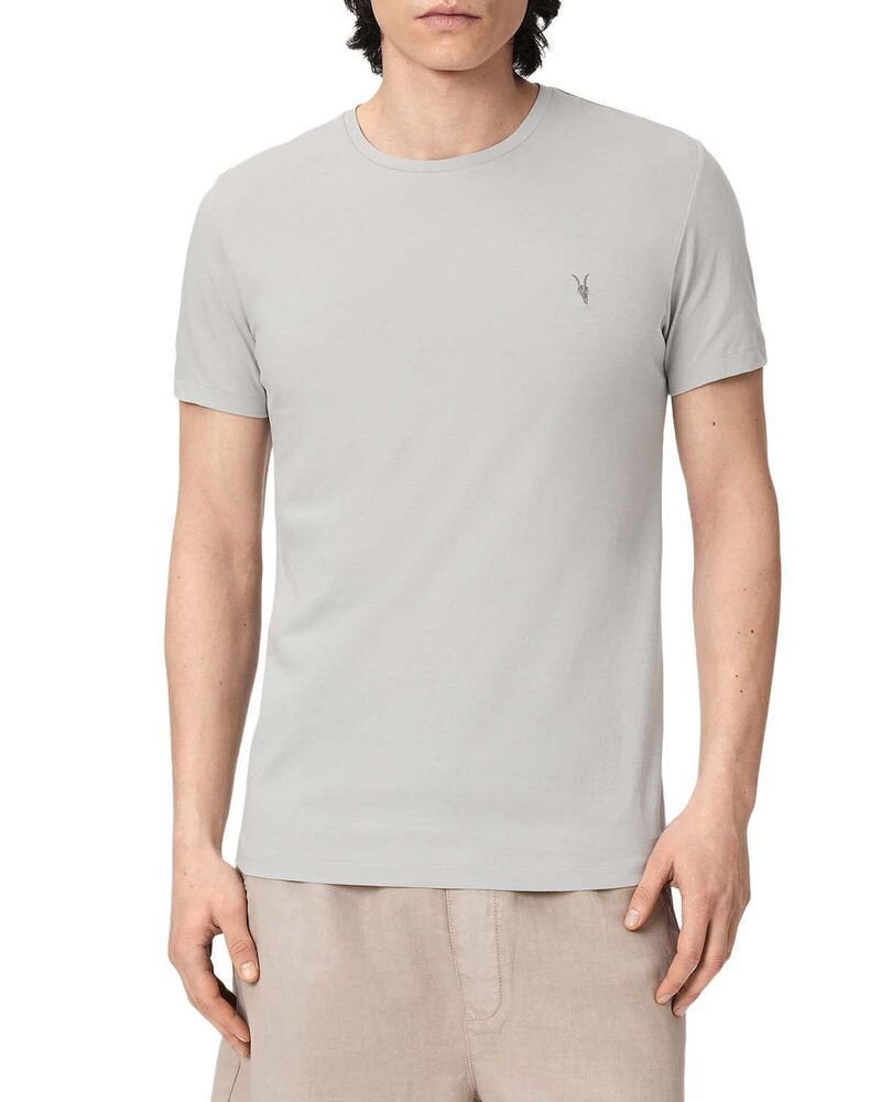 オールセインツ メンズ トップス プルオーバー ALLSAINTS Tonic Tee Pebble Grey 薄墨色
