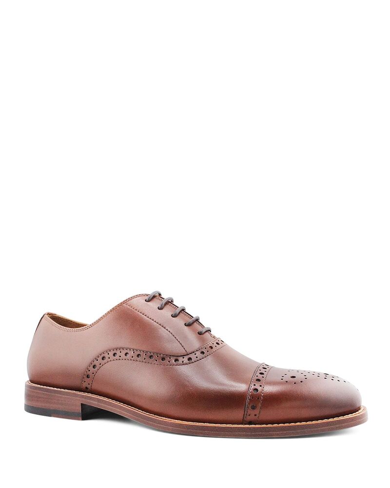 ゴードン混雑時 メンズ シューズ オックスフォード 衣裳 旗がしら Gordon Rush Men\u0027s Bennett Cap Toe Oxfordresshoes Brandy
