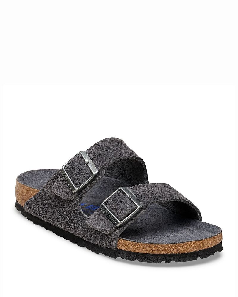 ビルケンシュトック メンズ シューズ サンダル Birkenstock Men\u0027s Arizona Slide Sandals Charcoal 濃灰色